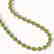 33.35 CTW Peridot & Diamond Halo Necklace 10K Yellow - 2