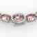 64 CTW Morganite & VS/SI Diamond Eternity Micro Halo