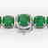 46 CTW Emerald & Micro VS/SI Diamond Halo Designer
