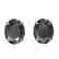 10 CTW Black VS/SI Diamond Designer Solitaire Stud