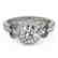 1.05 CTW Certified VS/SI Diamond Solitaire Halo Ring