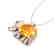 8 CTW Citrine & Micro Pave Huggable Elephant VS/SI