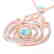 3.20 CTW Sky Blue Topaz & Micro VS/SI Diamond Heart