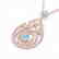 3.20 CTW Sky Blue Topaz & Micro VS/SI Diamond Heart - 2