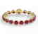 75 CTW Ruby & Micro Pave VS/SI Diamond Halo Designer - 2