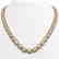 37.69 CTW Opal & Diamond Halo Necklace 10K Yellow Gold