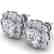 1.5 CTW Certified VS/SI Diamond Art Deco Stud Earrings - 2