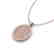 1 CTW Micro Pave VS/SI Diamond Necklace 14K Rose Gold - 2