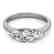 1 CTW Certified VS/SI Diamond 3 Stone Solitaire Ring