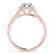 0.85 CTW Certified VS/SI Diamond Solitaire Halo Ring - 2
