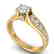 1.37 CTW Certified VS/SI Diamond Solitaire Ring 18K - 2