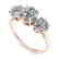 2 CTW Certified VS/SI Diamond Vintage Ring 14K Rose - 2