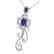 5.85 CTW Tanzanite & Micro Pave VS/SI Diamond Earrings - 2