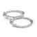 4 CTW Diamond VS/SI Certified 38 Mm Hoop Earrings 14K
