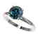 2 CTW Certified Intense Blue SI Diamond Solitaire