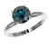 2 CTW Certified Intense Blue SI Diamond Solitaire - 2