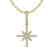 0.38 CTW Micro Pave VS/SI Diamond Necklace 18K Yellow