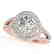 1.9 CTW Certified VS/SI Diamond Solitaire Halo Ring 14K