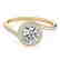 0.75 CTW Certified VS/SI Diamond Bypass Solitaire Ring
