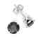 4 CTW Black VS/SI Diamond Designer Inspired Stud - 2