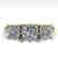 2.0 CTW VS/SI Princess Diamond Art Deco Ring 14K Yellow