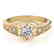 0.4 CTW Certified VS/SI Diamond Solitaire Antique Ring