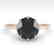 2.0 CTW Black Diamond Solitaire 14K Rose Gold