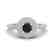 0.80 CTW Micro VS/SI Diamond Designer Ring 18K White