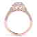 1.5 CTW Certified VS/SI Diamond Solitaire Halo Ring 14K - 2