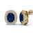 6.30 CTW Sapphire & Micro Pave VS/SI Diamond Halo - 2