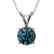 0.75 CTW Certified Intense Blue SI Diamond Solitaire