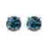 1.08 CTW Certified Intense Blue SI Diamond Solitaire