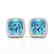 6.50 CTW Sky Blue Topaz & Micro VS/SI Diamond Halo