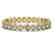 15.8 CTW Oval Diamond Designer Bracelet 18K Yellow Gold - 2