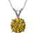 1.25 CTW Certified Intense Yellow SI Diamond Solitaire