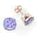 12 CTW Cushion Cut Tanzanite Designer Solitaire Stud - 2