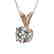 0.51 CTW Certified H-SI/I Quality Diamond Solitaire - 2