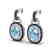 5 CTW Sky Blue Topaz With Black & Micro VS/SI Diamond