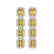 11.18 CTW Fancy Citrine & Diamond Halo Earrings 10K