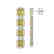 11.18 CTW Fancy Citrine & Diamond Halo Earrings 10K - 2