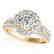 2.01 CTW Certified VS/SI Diamond Solitaire Halo Ring