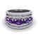 2.25 CTW Amethyst & Micro Pave VS/SI Diamond Designer