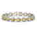 15.91 CTW Fancy Citrine & Diamond Halo Bracelet 10K