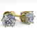 1.0 CTW VS/SI Cushion Cut Diamond Stud Art Deco