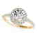 2.15 CTW Certified VS/SI Diamond Solitaire Halo Ring