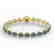 19.25 CTW London Blue Topaz & VS/SI Diamond Tennis - 2