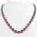 35.13 CTW Tourmaline & Diamond Halo Necklace 10K White