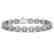 13.25 CTW Oval Diamond Designer Bracelet 18K White Gold