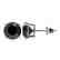 2.60 CTW Fancy Black VS Diamond Solitaire Stud Earrings - 2