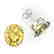 18 CTW Citrine Designer Solitaire Stud Earrings 18K - 2